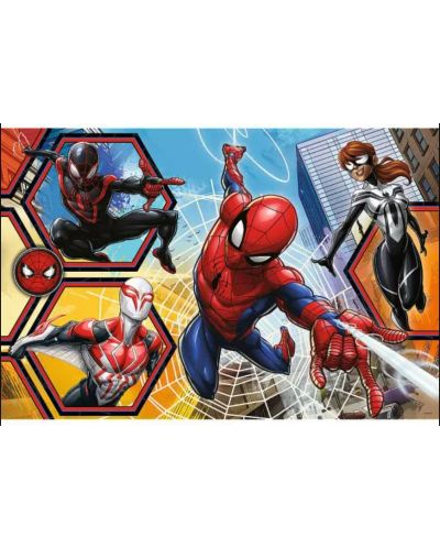 Παζλ διπλής όψης  Trefl  24 μεγάλα κομμάτια-Spiderman σε δράση - 2